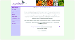 Desktop Screenshot of jayhillfarm.com
